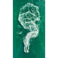 thumbnail image 2 of Meirovich, Ido 20x32 Black Ornate Wood Framed with Double Matting Museum Art Print Titled - foamy journey, 2 of 4