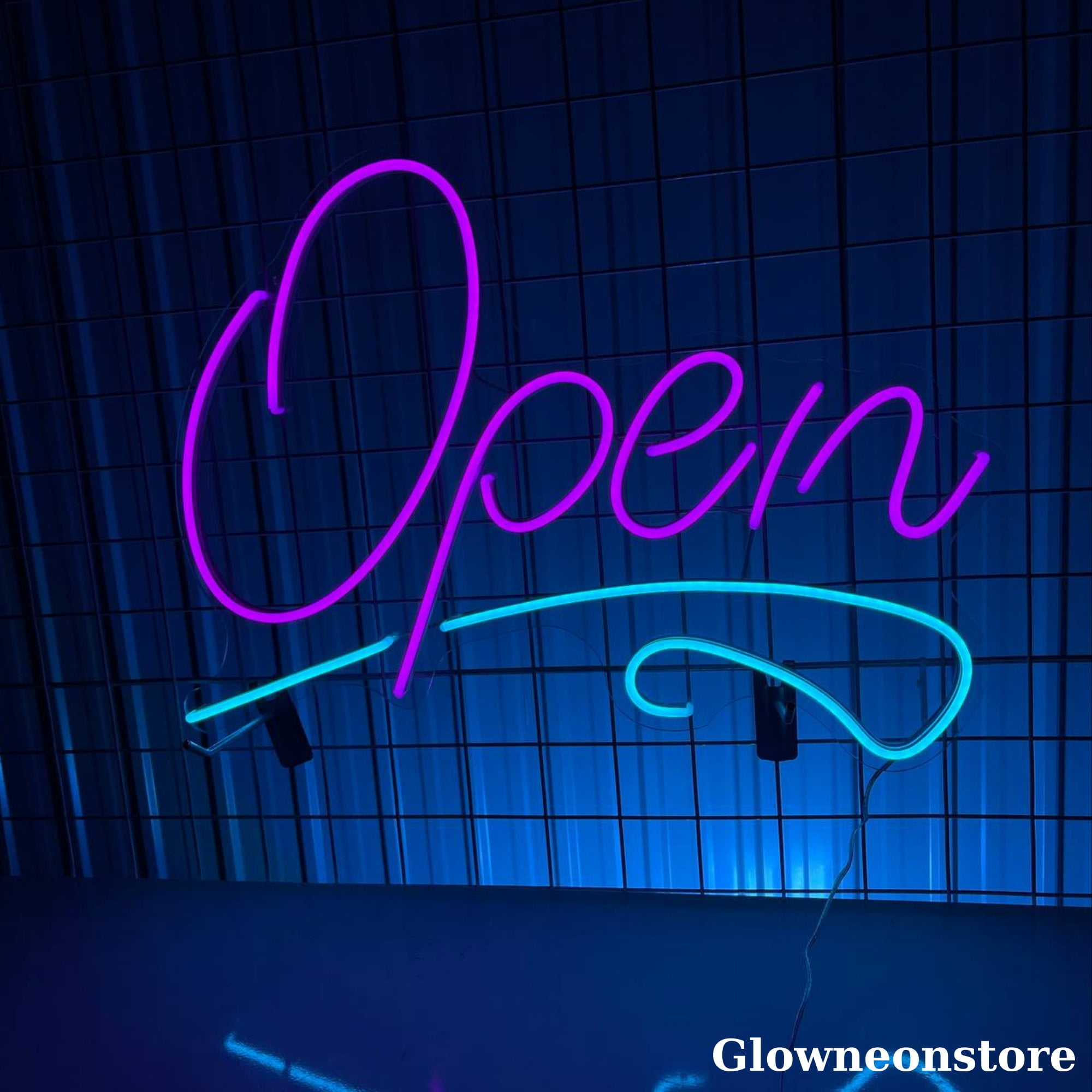 Glowneon Open Neon Sign, Open Sign Led Light, Welcome OPEN Coffee Shop Restaurant Party Decor