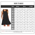 thumbnail image 5 of Vestido corto sin mangas chaleco midi vestido mujer estampado verano trajes, azul, l Methold AP002125-35, 5 of 5