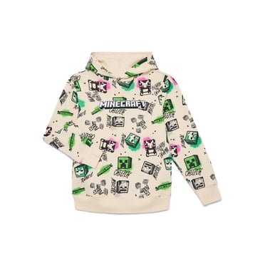 Minecraft, Boys' & Big Boys' Graphic Hoodie, Sizes 4-18