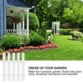 thumbnail image 2 of Minkissy 1Pc White Plastic Decorative Garden Fence with Easy Splicing Buckles for Yard Path, 2 of 6