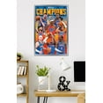 thumbnail image 2 of NBA Oklahoma City Thunder - 2025 NBA Finals Champions Wall Poster, 22.375" x 34" Framed, 2 of 5