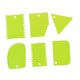 thumbnail image 4 of 6x Alisador de pasteles Glaseado Alisador de pasteles Utensilios de cocina Utensilios de cocina Escobilla de goma Verde, 4 of 9