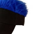 thumbnail image 6 of Segolike Men's Novelty Spiked Hair Visor with Wig Peaked Baseball Hat for Photography Blue, 6 of 8