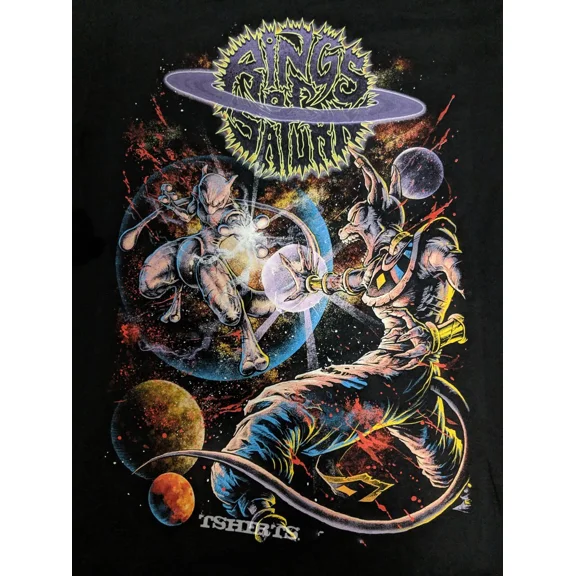 Reprint Rare Rings of Saturn - Me.wtwo P.o.k.e.m.o.n T-Shirt Cartoon Tee Men's S To 4XL YI185