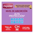 thumbnail image 5 of Ropa Interior para incontinencia Depend mujer pañal mediano 120 Piezas, 5 of 5