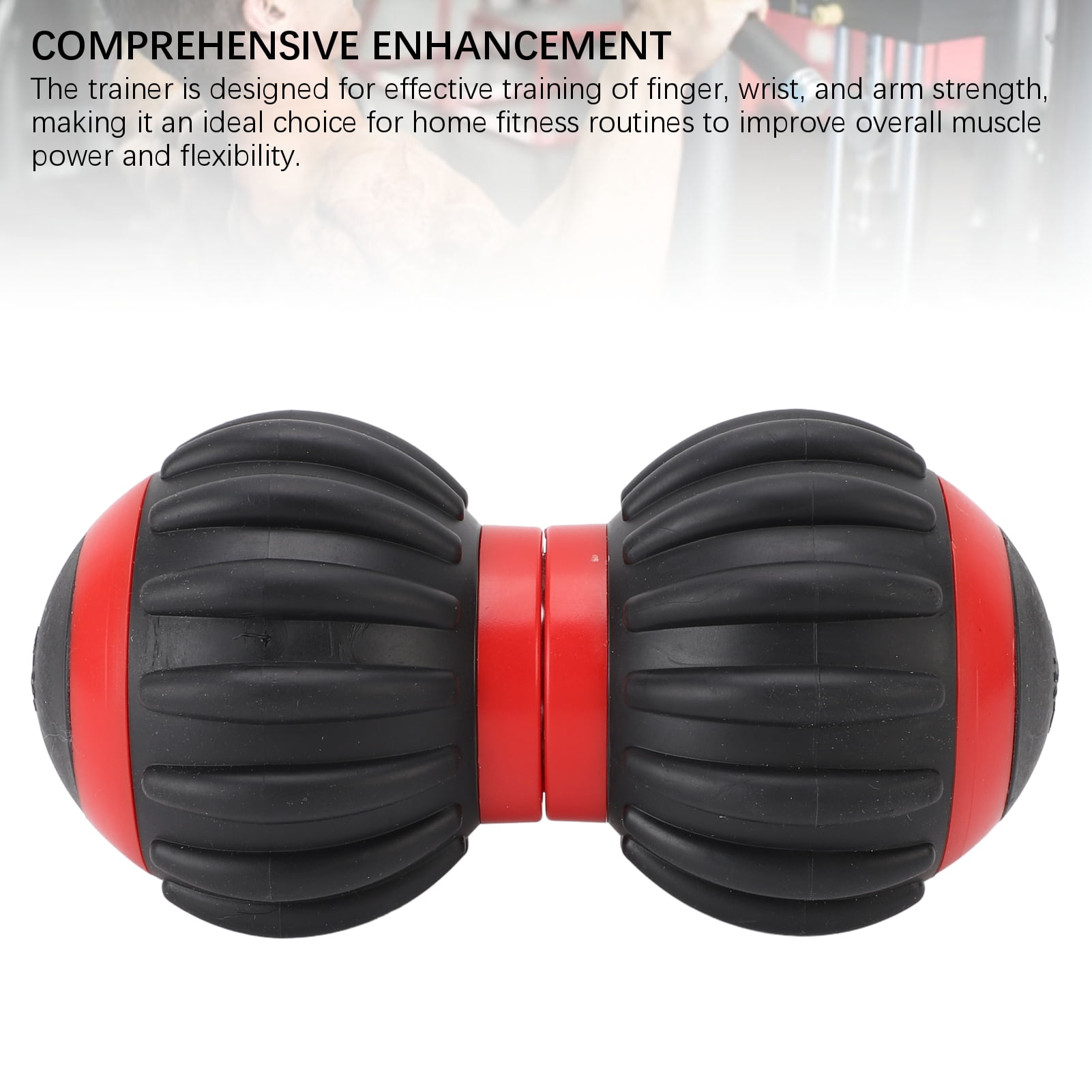 NFTIGB Professional Hand Grip Strength Trainer and Multifunctional Arm Exerciser for Home Gym, Non-Slip Wrist Strengthener Forearm Grip Workout Equipment, Black, 15.7 inches / 40 cm