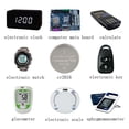 thumbnail image 3 of 10 pilas de botón de litio CR2032 de 3 V para relojes, reproductores de MP3 y juguetes, 3 of 6