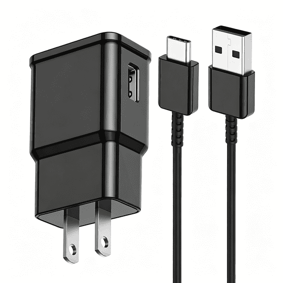 GJX A15 A16 A55 A25 A35 A05 Type C Charger Fast Charging Cable 6Ft Usb Wall Charger Block Android Phone Charger for Samsung Galaxy S10/S20/S21/S22/S23/S24/S25 Plus Ultra Fe Note 10/20