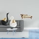 thumbnail image 2 of Estatua de cisne, escultura de animal de cerámica moderna, centro de mesa, casa de muñecas, sofá en miniatura, decoración de madera, adecuada para esc, 2 of 8