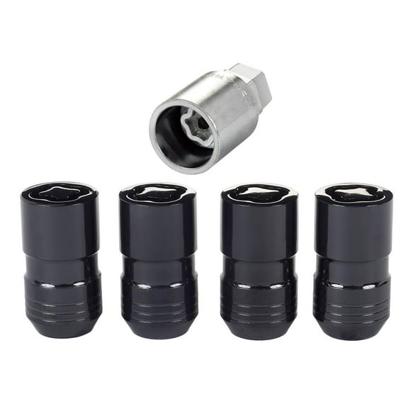Mcgard 24216 Black Cone Seat Wheel Locks (M14x1.5 Thread Size)   Set Of 4