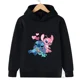 thumbnail image 5 of Sudadera con capucha para niños y niñas, moda urbana de Disney Stitch, primavera y otoño, sudadera deportiva para niños, sudadera con capucha para exteriores para niños, 5 of 5