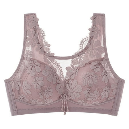 Women Full Coverage Bra Underwire U Neck Wireless Brassiere Supportive Lace Embroidery Underwear Push Up Bralettes Bras Intimate Apparel Women Full Coverage Bra Underwire U Neck Wireless Brassiere Supportive Lace Embroidery Underwear Push Up Bralettes Bras Intimate Apparel