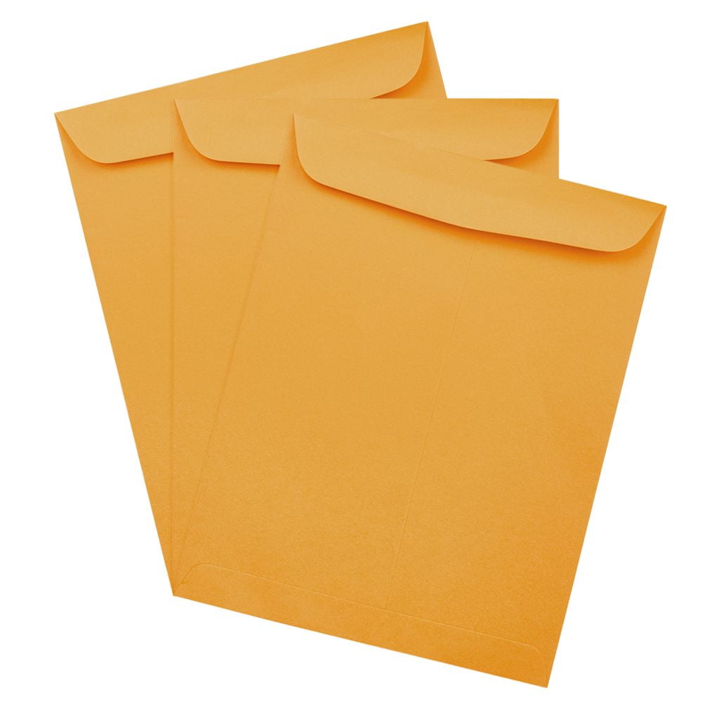 JAM Paper 12 x 15 1/2 Catalog Envelopes, Brown Kraft Manila, 100 per Pack