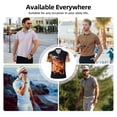 thumbnail image 5 of Fuzoiu Tennis Ball In Fire1 Print Men's Polo Shirts Short Sleeve,Golf Shirts for Men,Mens Golf Shirt Moisture Wicking Quick-Dry-4X-Large, 5 of 6