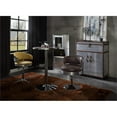 thumbnail image 3 of ACME Brancaster Chaise en Cuir Réglable en Chocolat et Chrome, 3 of 7