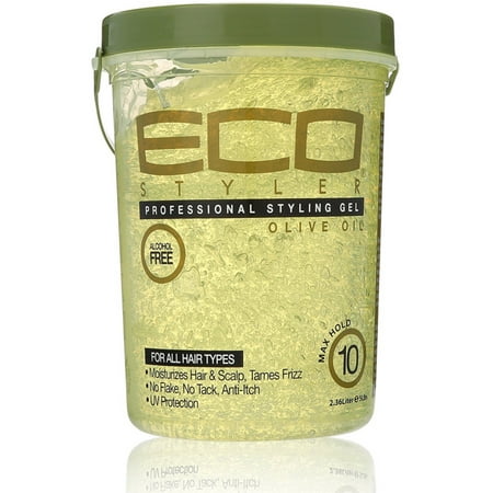 - ECO Styler Professional Styling Gel, Olive Oil, Max Hold 80 oz