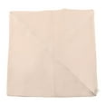 thumbnail image 1 of Funda de puf sin relleno Funda de reposapiés de cuero PU Elegante taburete para cambiar zapatos Cuadrado beige, 1 of 9