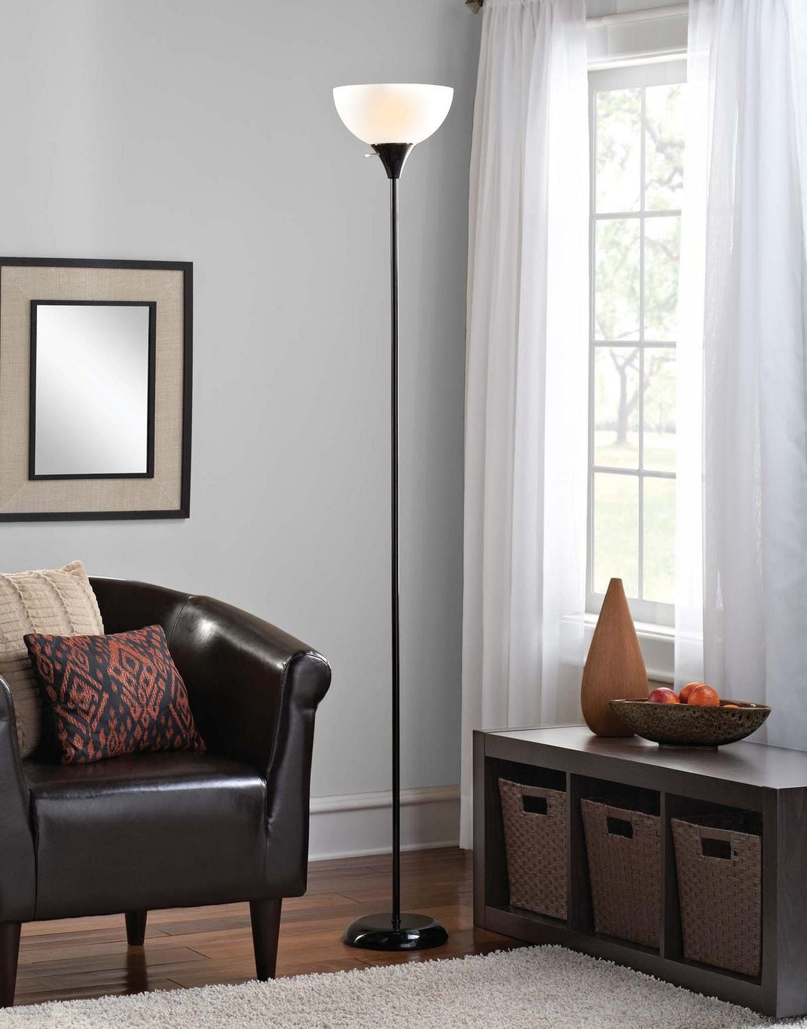 Mainstays Floor Lamp, Height: 71 in.