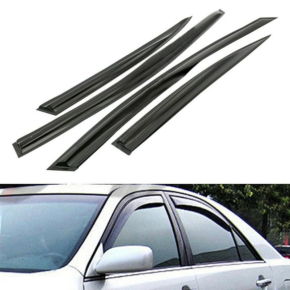 4Pcs Window Visor Rain Deflector Vent Sun Guard Fit for Honda Civic 2006-2011