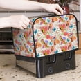 thumbnail image 7 of Picia Flowers And Birds Watercolor Print 2 Slice Toaster Cover , Toaster Protector Dustproof Kitchen Appliance Cover, Kitchen Appliance Dustproof Protector, 7 of 7