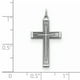 Pendentif en Forme de Croix en Argent Sterling 925 Conçu au Laser – image 2 sur 2