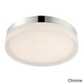 thumbnail image 3 of WAC Lighting Slice 9" LED 2700K Round Aluminum Flush Mount in Brushed Nickel, 3 of 4