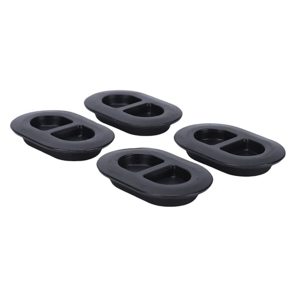NFTIGB 4pcs Floor Pan Drain Plugs 68194821AA Rubber Floor Drain Body Plugs Replacement for Jeep Wrangler 2014-2023 (12cm / 4.72in)