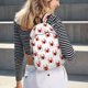 thumbnail image 5 of Disketp Spiders Insects print Canvas Backpack Lightweight Travel Daypack Student Rucksack Laptop Backpack-, 5 of 5