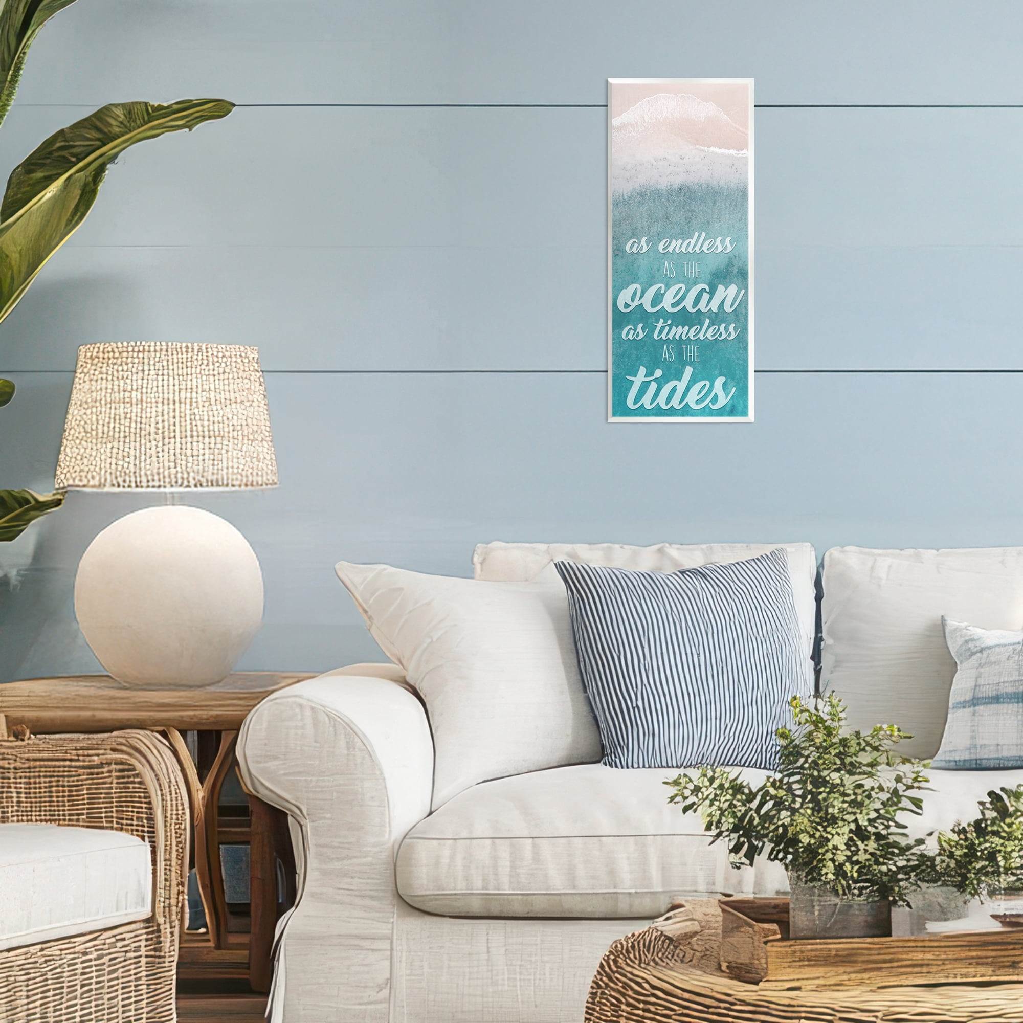 Stupell Industries Endless Ocean Timeless Tides Wall Plaque Art, design by Marcus Prime