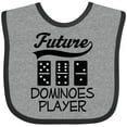 thumbnail image 3 of Inktastic Future Dominoes Player Game Boys or Girls Baby Bib, 3 of 4