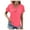 Watermelon Red, variant on YDLCAFD Button Down Shirts for Women White Women's Shirts Dresses Casual Sexy Trendy Western O Neck T Shirts Spring Fashion Clothing Summer Tops