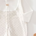 thumbnail image 5 of UYYX Baby Girl Clothes Baby Girls Floral Collar Sleeve Romper Full Snap Crotch Thin Knit Long Sleeve Spring Picnic Outfit(9-12 Months,Light Gray), 5 of 7