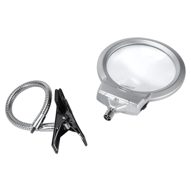 Mgaxyff Lighted Desk Magnifier,Large Lens Table Top Desk ...
