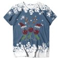 thumbnail image 7 of Drie Womens T Shirt Fall Tops Short Sleeve Fashion School Teachers Clothes 2025 Vacation Trendy Christmas Girls Tshirt Navy,M, 7 of 7