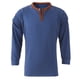 thumbnail image 2 of Blusas y camisas de manga larga con cuello redondo para hombre, blusa básica de color puro con músculos musculosos de manga larga, blusas y camisas de manga larga con cuello redondo para hombre, blusa, 2 of 8