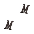 thumbnail image 2 of Justharion Easy To Install Metal Letters House Sign Not Easy To Fade Durable And Rustproof Metal Letters House Numbers B17--M 2Set, 2 of 6