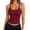 Wine, variant on Tank Tops for Women Sleeveless Crew Neck Thin Strap Classic Fit Padded Formal Tank Top Plus Size Breathable Casual Going Out Beach Summer Tank Tops for Women Camisoles,Coffee,L