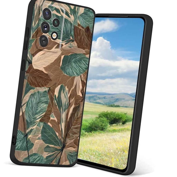 Compatible with Samsung Galaxy A32 5G Phone Case, Leaves-13 Case Men Women, Flexible Silicone Shockproof Case for Samsung Galaxy A32 5G