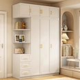 thumbnail image 3 of Clothes Organizer Wardrobe Dressers Chest Drawers Room Garment Wardrobe Cabinet Clothes Szafa Na Ubrania Furniture Bedroom SQC My Lux Decor Round, 3 of 12