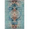 thumbnail image 2 of Rugs.com Carnevale Collection Rug – 6' x 9' Turquoise Medium Rug Perfect For Bedrooms, Dining Rooms, Living Rooms, 2 of 5