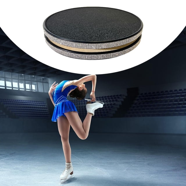 Tomando el tablero para bailarines Ballet Pirouette Disco para animadoras patinadores de hielo Diamantes transparentes