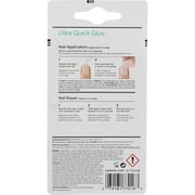 Nailene Ultra Quick Nail Glue 0.10 oz (Pack of 2)