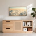 thumbnail image 6 of TOARTi Large Vintage White Cloud Framed Canvas Wall Art Nature Landscape Sunrise Sky Painting Modern Artwork for Living Room Bedroom Office 20x40 Inch, 6 of 10
