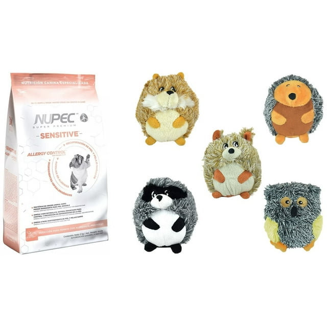 Paquete Nupec sensitive 15 kg + 1 Juguete barrigon squeaker Fancy pets