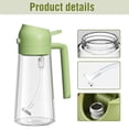 thumbnail image 3 of Olive Oil Dispenser, 2 in 1 Oil Sprayer for Cooking, 470ml /600ml Glass Oil Spray Bottle, Oil Dispenser and Oil Sprayer for Kitchen, Salad, Frying, BBQ, 3 of 8