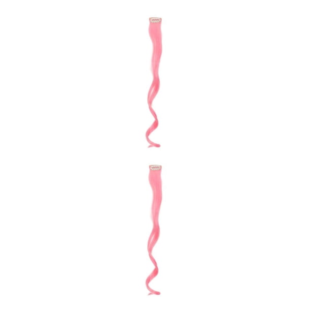 Extensión de cabello con clip Minnieouse 22 pulgadas rectas destacadas 90C/Rizado 2piezas