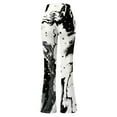 thumbnail image 5 of Flare Pants for Women -70s Wide Leg Flair Leggings Disco Festival Outfits High Waist Bell Bottom Trousers, 5 of 6