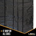 thumbnail image 7 of Lightweight Steel Tarp - 20' x 16' (6' Drop) - 14 oz. Black Tarp, 7 of 7