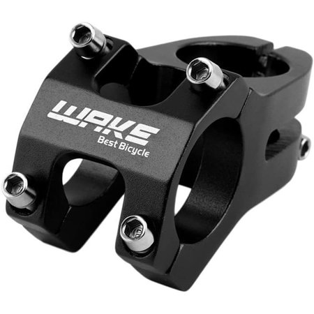 31.8 Stem 45mm Bike Stem Wake Mountain Bike Stem Short Handlebar Stem for Most Bicycle, Road Bike, MTB, BMX, Fixie Gear, Cycling (Aluminum Alloy, Black Blue Gold Red)